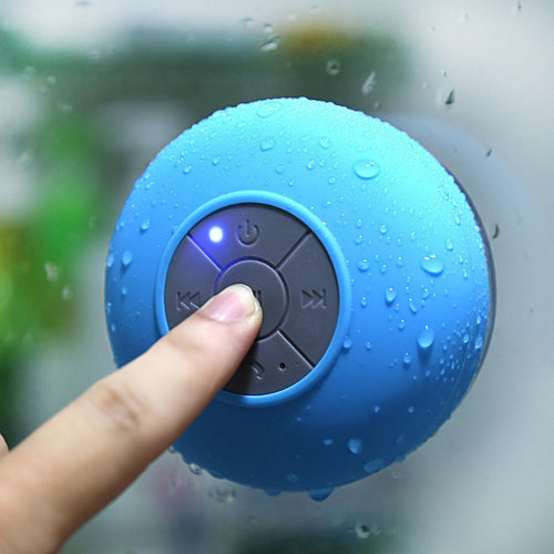 Mini Waterproof Portable Shower Bluetooth Speaker with Suction Cup