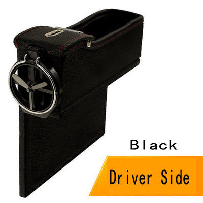 Unique Bargains Car Seat Crevice Storage Driver Passenger Side Gap Box  Organizer Black