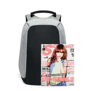 The Diamond Anti Theft Backpack with USB Charger